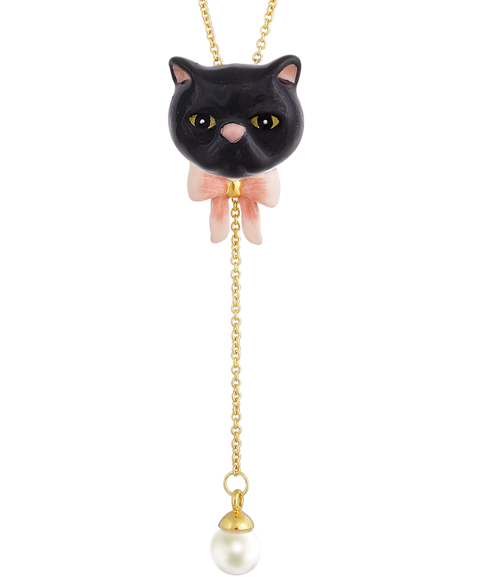 Cat Village The Black Exotic Cat Necklace