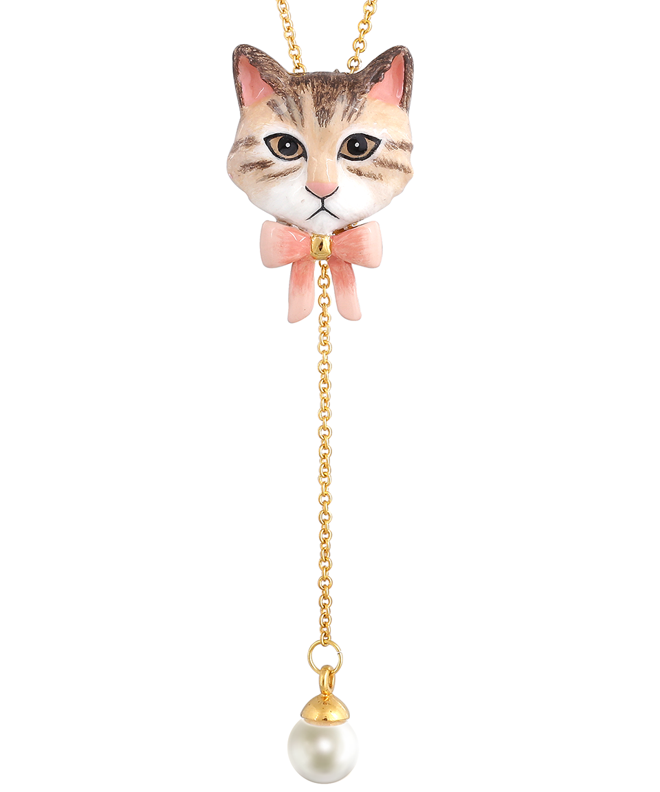 Cat Village The Brown Maine Coon Necklace