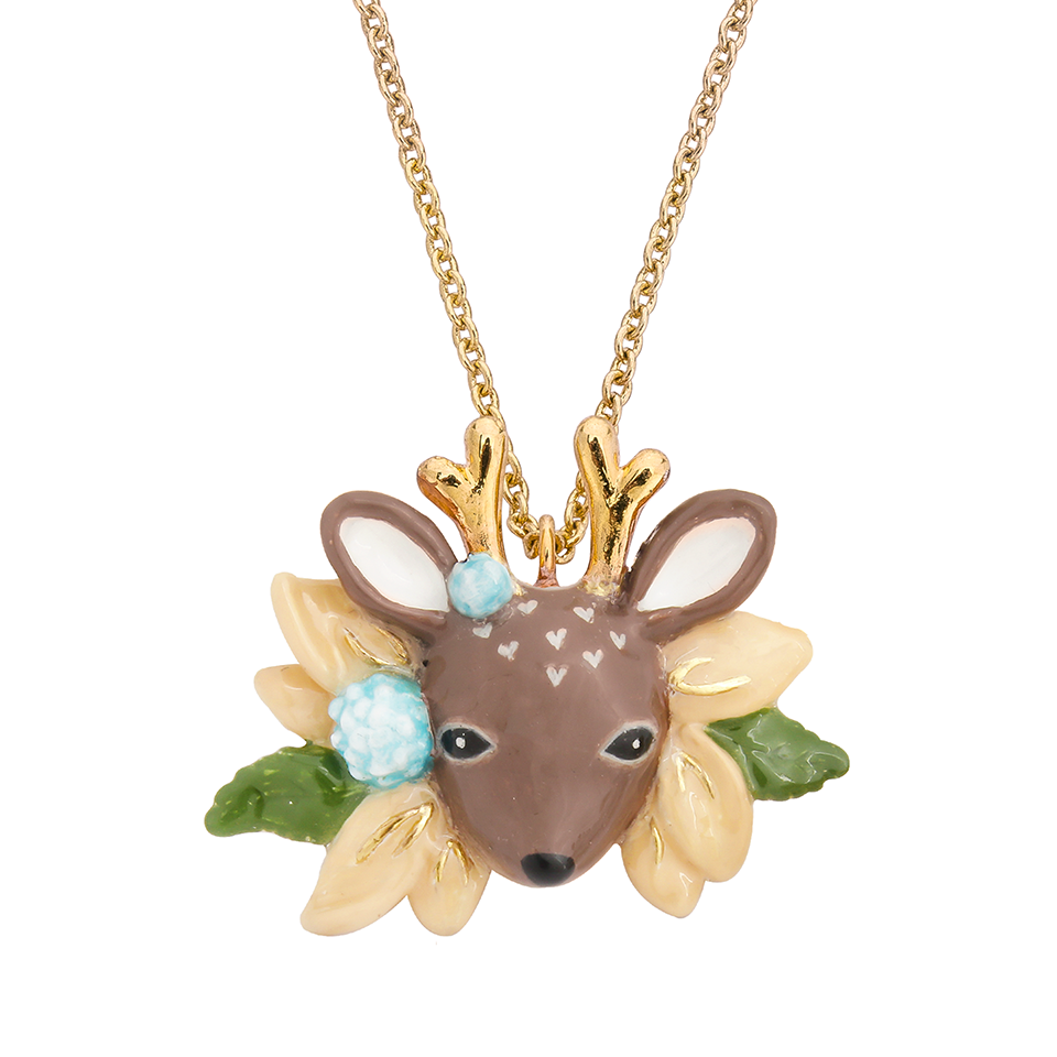 Forestogenian The Brown Deer Necklace