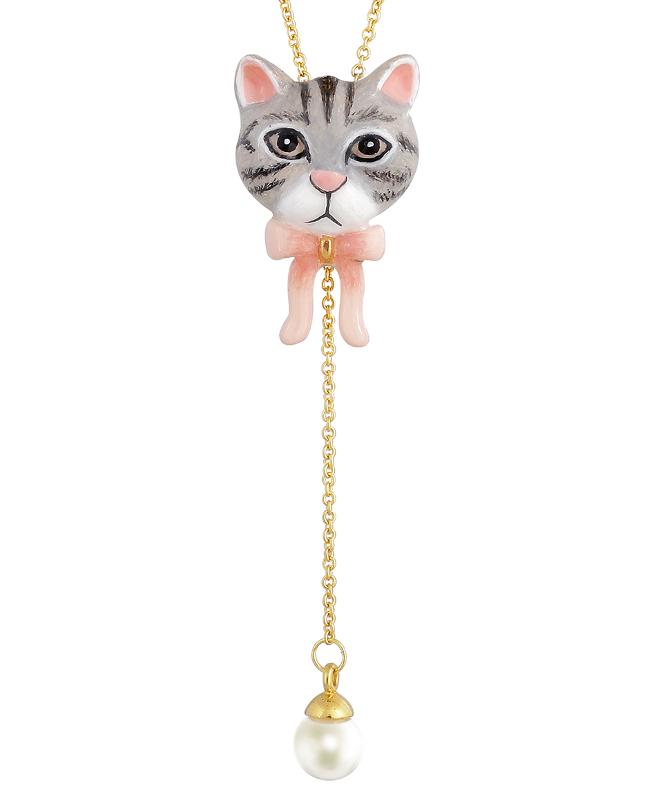 Cat Village The Gray American Shorthair Necklace