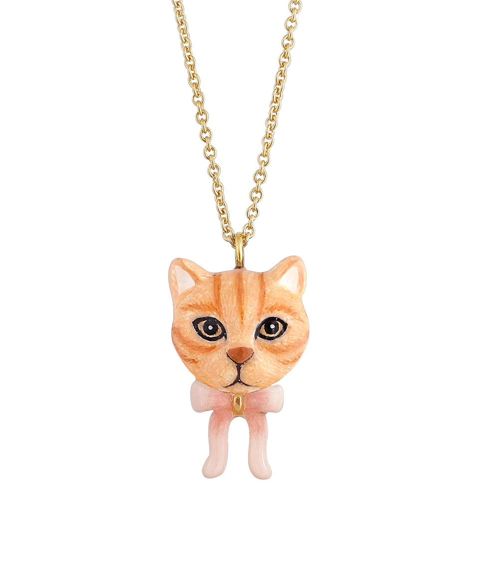 Cat Village The Orange American Shorthair Small Necklace