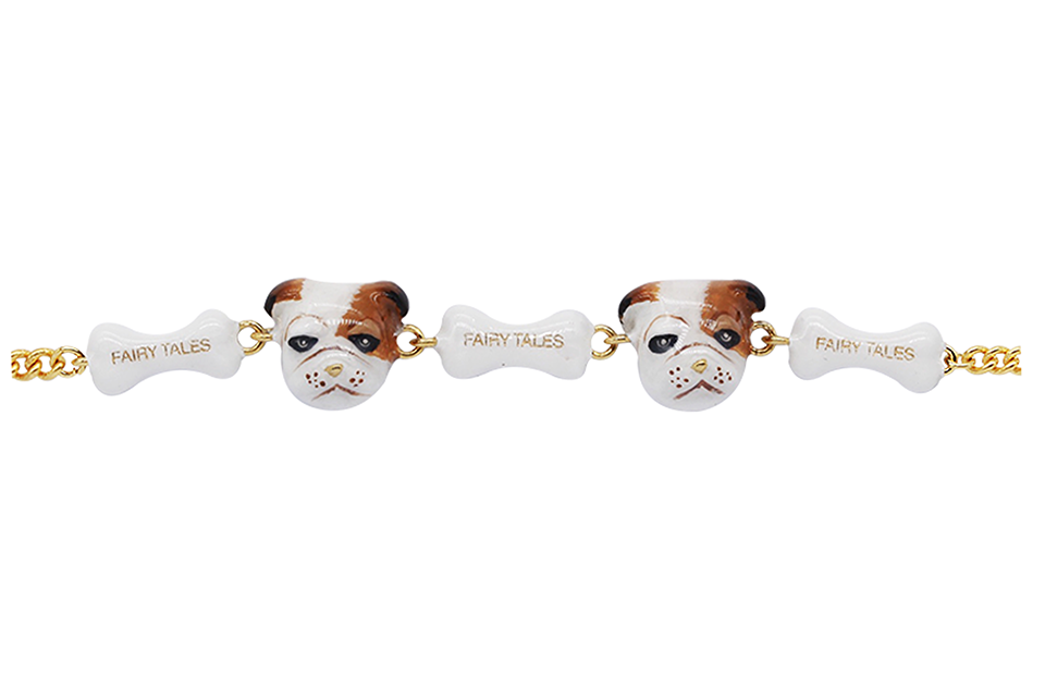 Dog Lover The One Brown Eye English Bulldog Bracelet(5)