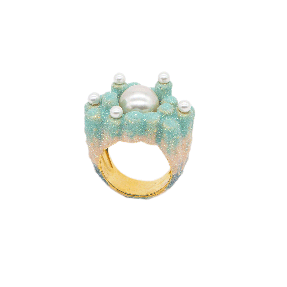 Little Mermaid The Rainbow Coral Ring