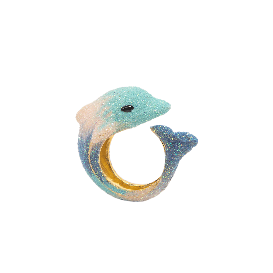 Little Mermaid The Rainbow Dophin Ring