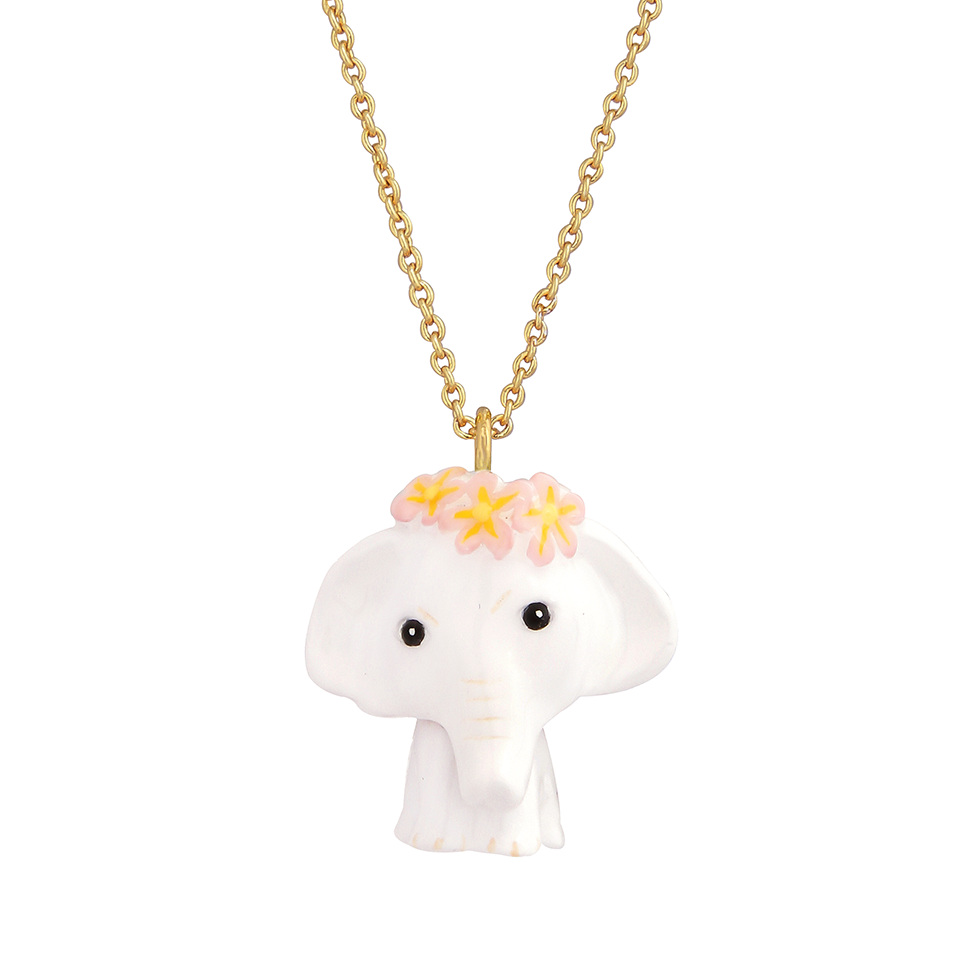 Forestogenian The White Elephant Dukdik Necklace