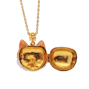 Persian Cat Empire The Orange Persian Cat Locket Necklace