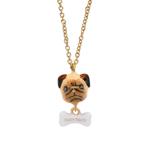 Dog Lover The Pug Small Necklace