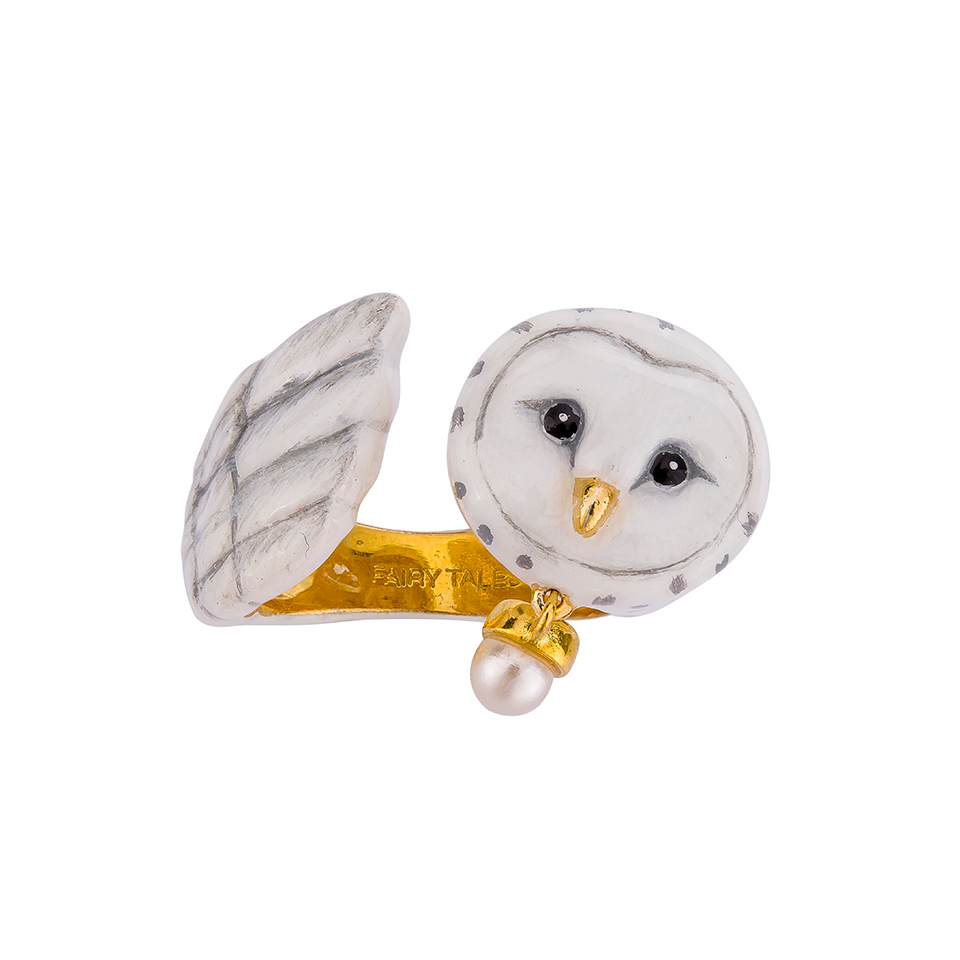 Winter In The Wild The White Owl Ring
