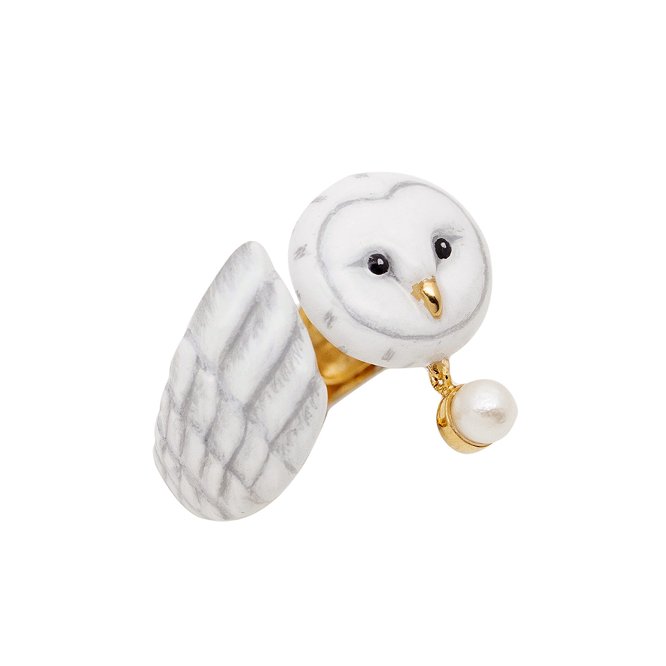 Winter In The Wild The White Owl Ring