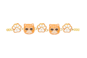Cat Lover The Orange Exotic Shorthair Cat Bracelet(5)