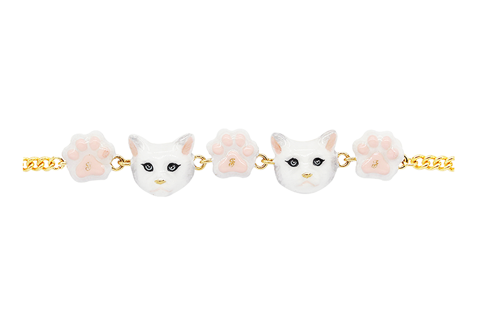 Cat Lover The White Forest Cat Bracelet(5)
