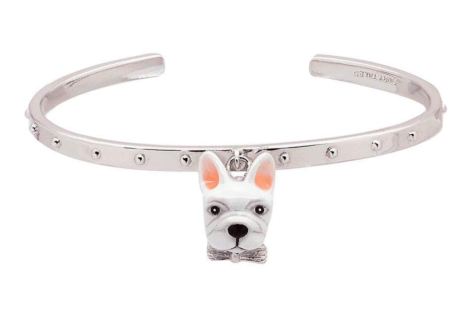 Frenchie Puppy Love The White Color Small Bracelet