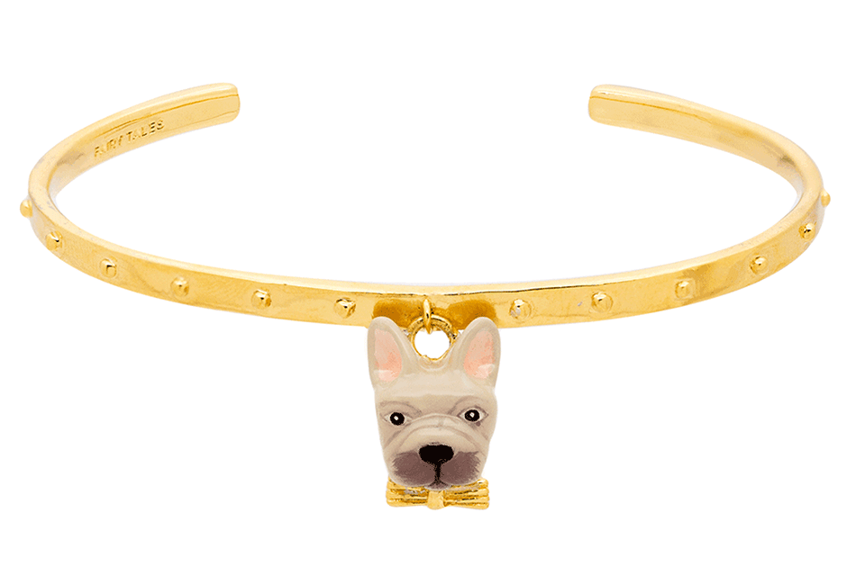 Frenchie Puppy Love The Cream Color Small Bracelet