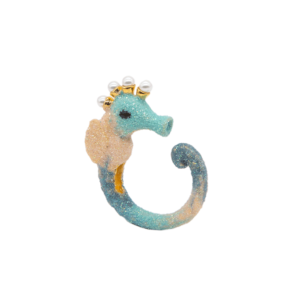 Little Mermaid The Rainbow Seahorse Ring