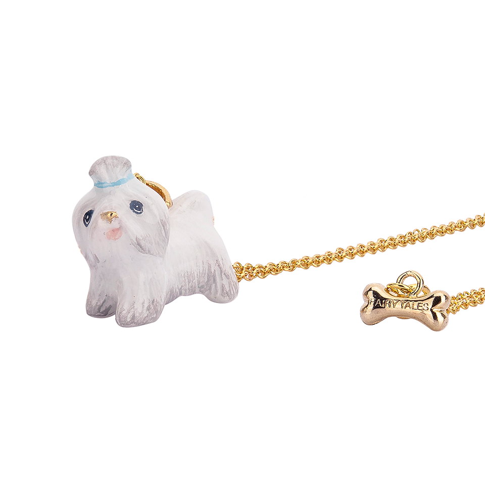 Dog Lover The White Shihtzu Necklace