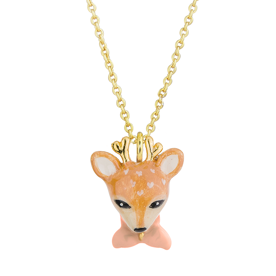 Forestogenian The Orange Deer Small Necklace