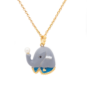 Forestogenian The Gray Elephant Small Necklace(Girl)