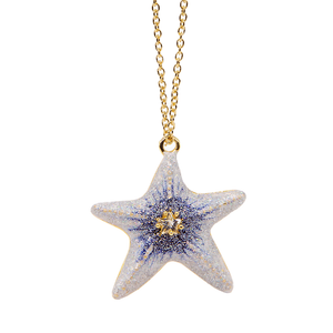 Little Mermaid The Blue Star Fish Necklace