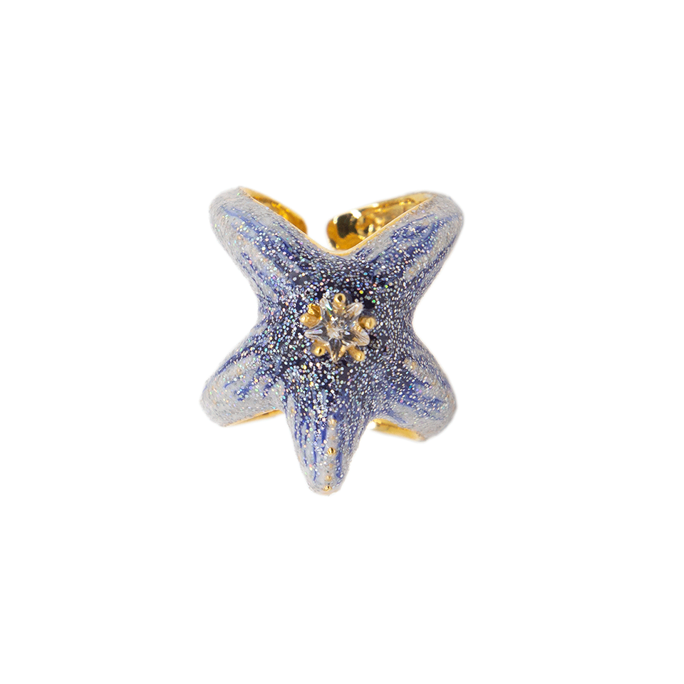 Little Mermaid The Blue Star Fish Ring