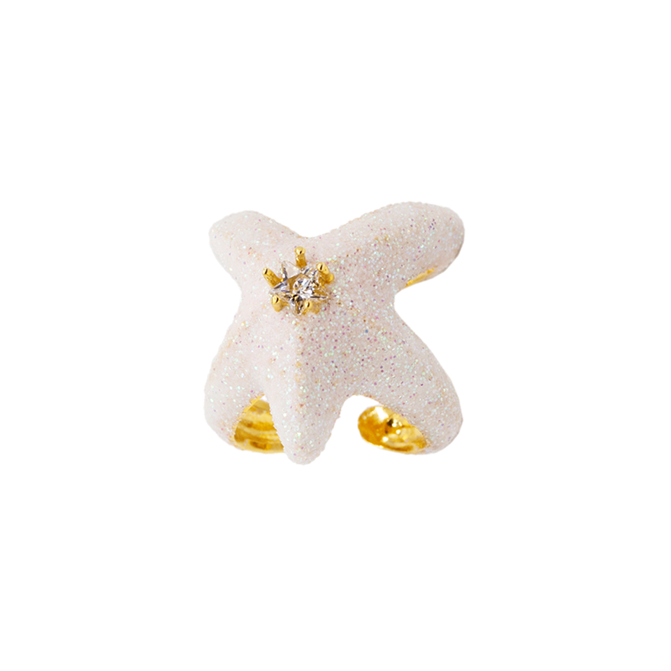 Little Mermaid The Pink Star Fish Ring